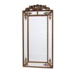 Josephine Tall Gold Ornate Top Mirror
